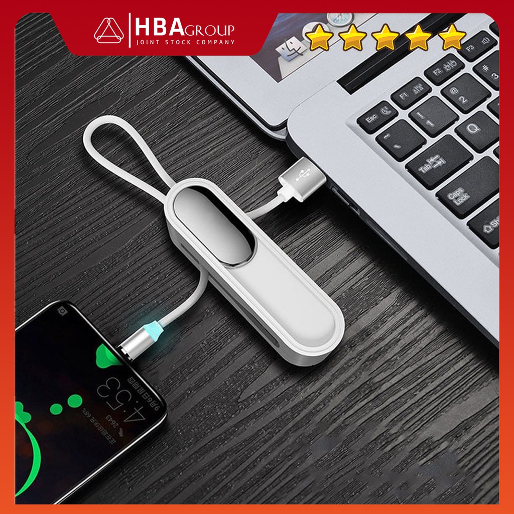 Cáp sạc nhanh 3 đầu nam châm, iphone, ios, android, type c