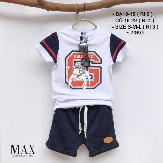 Bộ đùi size đại cồ thun cotton cao cấp cho bé.