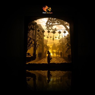 Đèn giấy nghệ thuật - Phố cổ Hội An