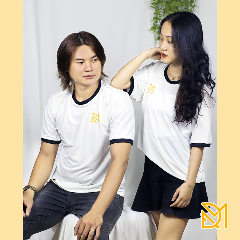 Áo Thun Cổ Tròn Nam Nữ Mido Basic Unisex Form Tay Ngắn, Áo Phông T-Shirt Thời Trang Trẻ Trung, Vải Mềm Mại Co Giản Tốt