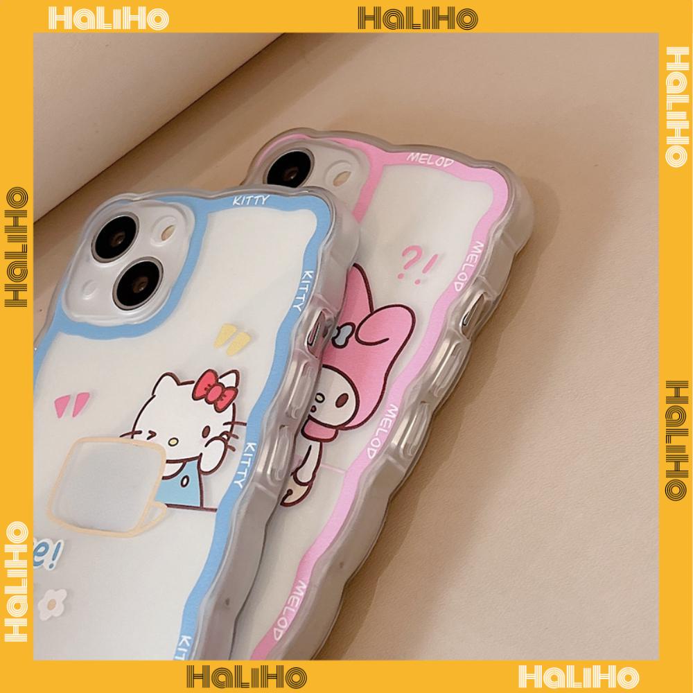 iPhone Case Silicone Soft Case Clear Case Wave Airbag Shockproof Camera Cover Protection Cartoon Cute Compatible For iPhone 11 iPhone 13 Pro Max iPhone 12 Pro Max iPhone 7 Plus xr