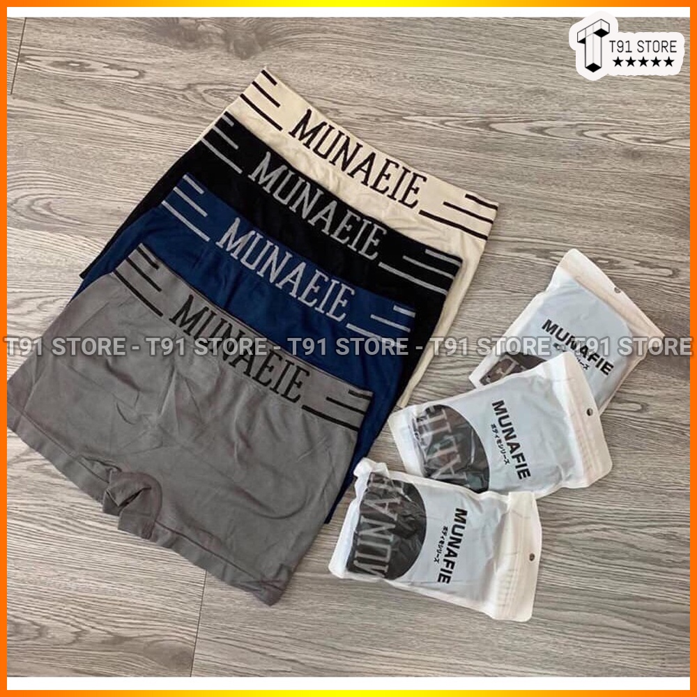 Quần sịp đùi nam Manufie - Sịp đùi nam Boxer vải cotton, co giản 4 chiều, thấm hút tốt, thoáng mát [FREESIZE ]