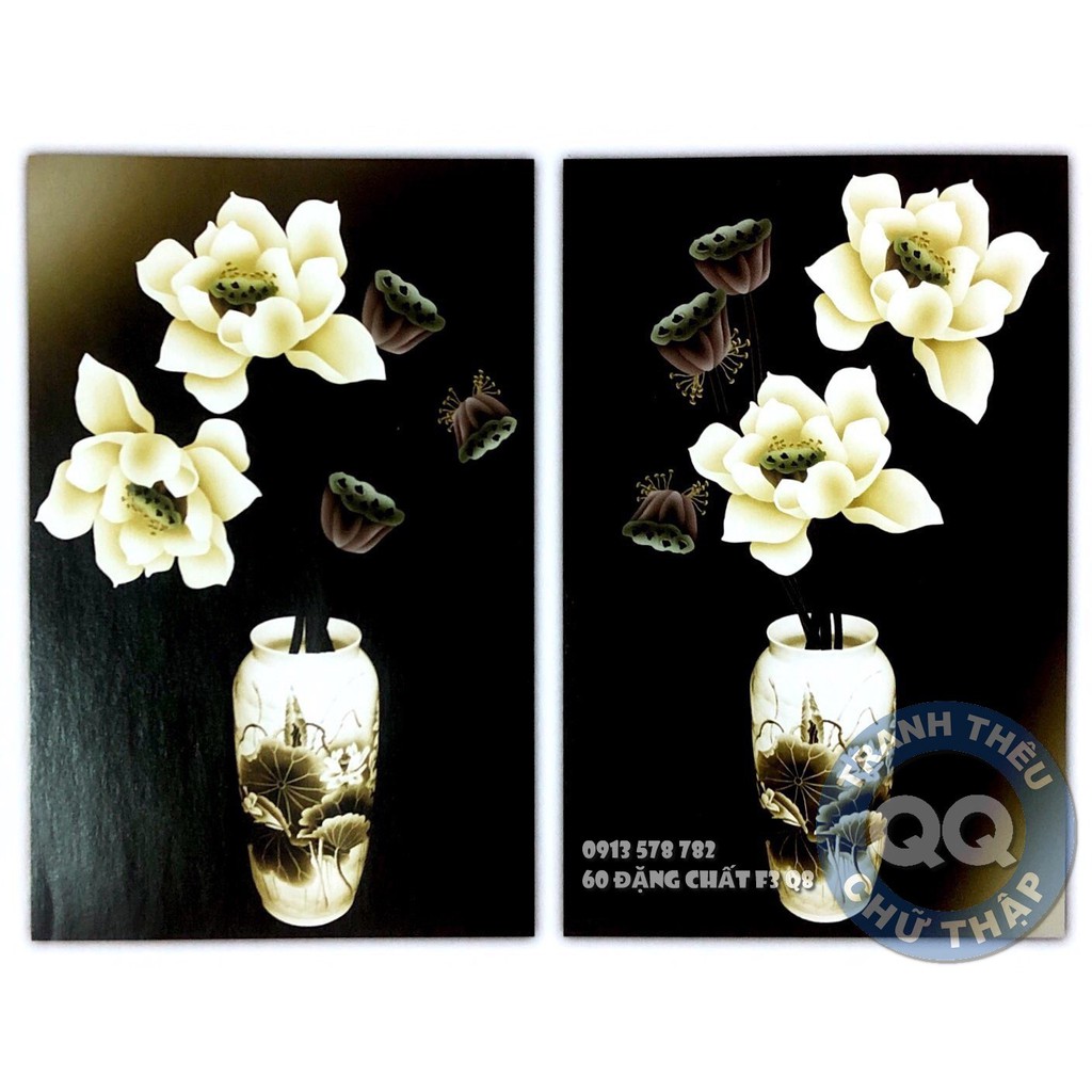 Tranh Hoa Sen Dán Tường 68