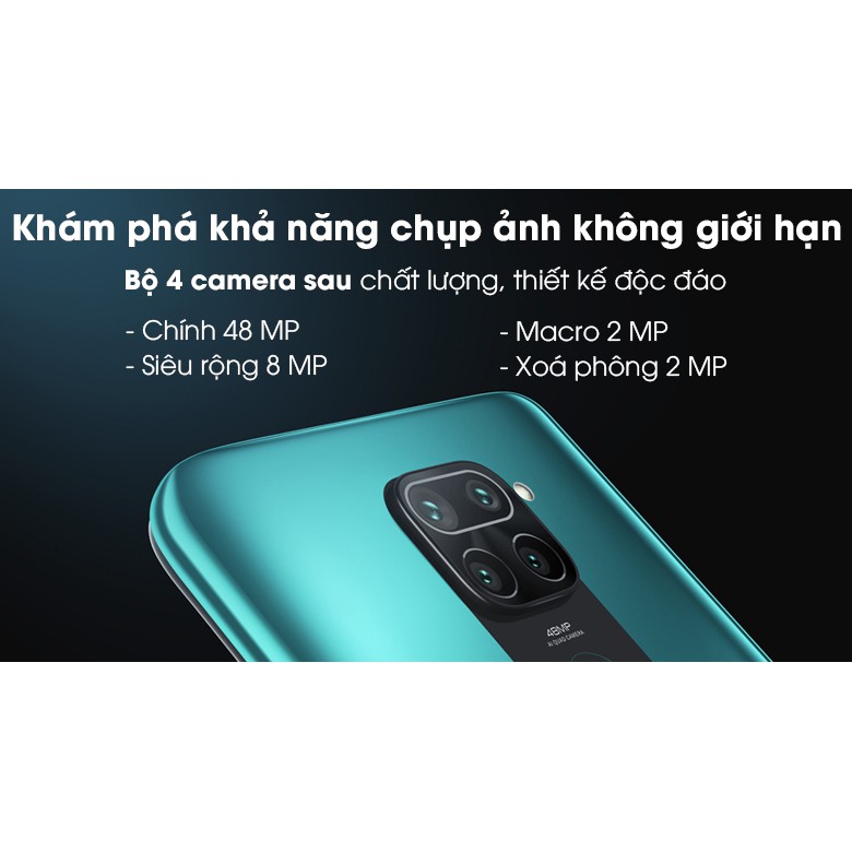 Điện thoại Xiaomi Redmi Note 9 4GB/ 128GB-Mới nguyên seal 100%-Bảo hành điện tử 18th | BigBuy360 - bigbuy360.vn