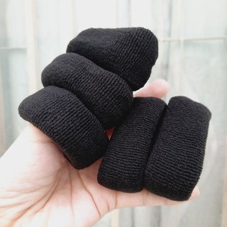 Sỉ 30 thun cột tóc trơn màu đen