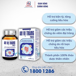 An Vị Tràng TW3 - Hỗ trợ giảm triệu chứng do viêm đại tràng, rối loạn tiêu hóa - Hộp 60 viên - Dược phẩm Trung Ương 3