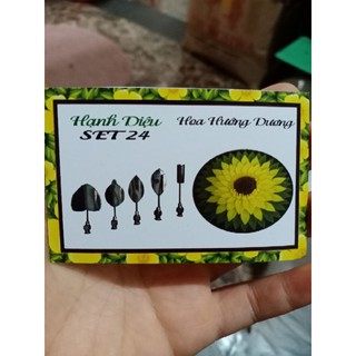 Bộ 5 kim 3D hoa hướng dương (set mã 24)