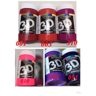 MÀU ACRYLIC 3D LỌ 300ML