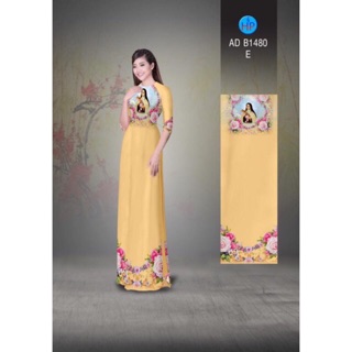 Vải áo dài In hình Thánh