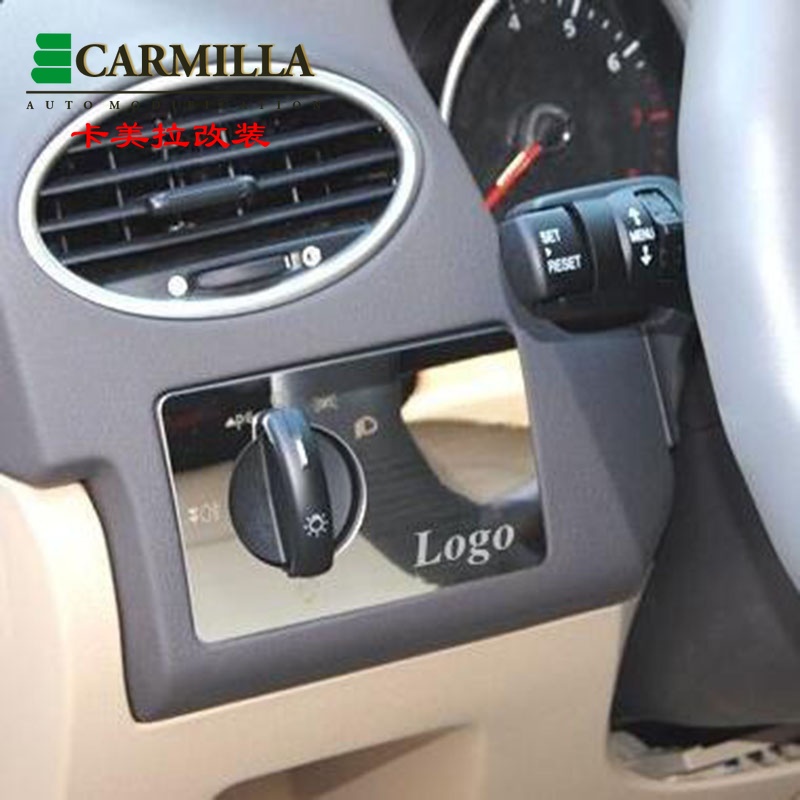Miếng dán bảng công tắc đèn pha xe hơi bảo vệ dành cho Ford Focus MK2 2005-2011