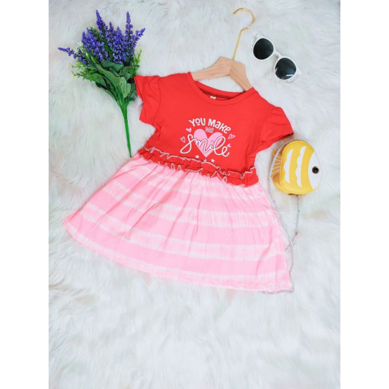 (9-35kg) Váy bé gái mặc nhà thun cotton 4 chiều siêu cưng