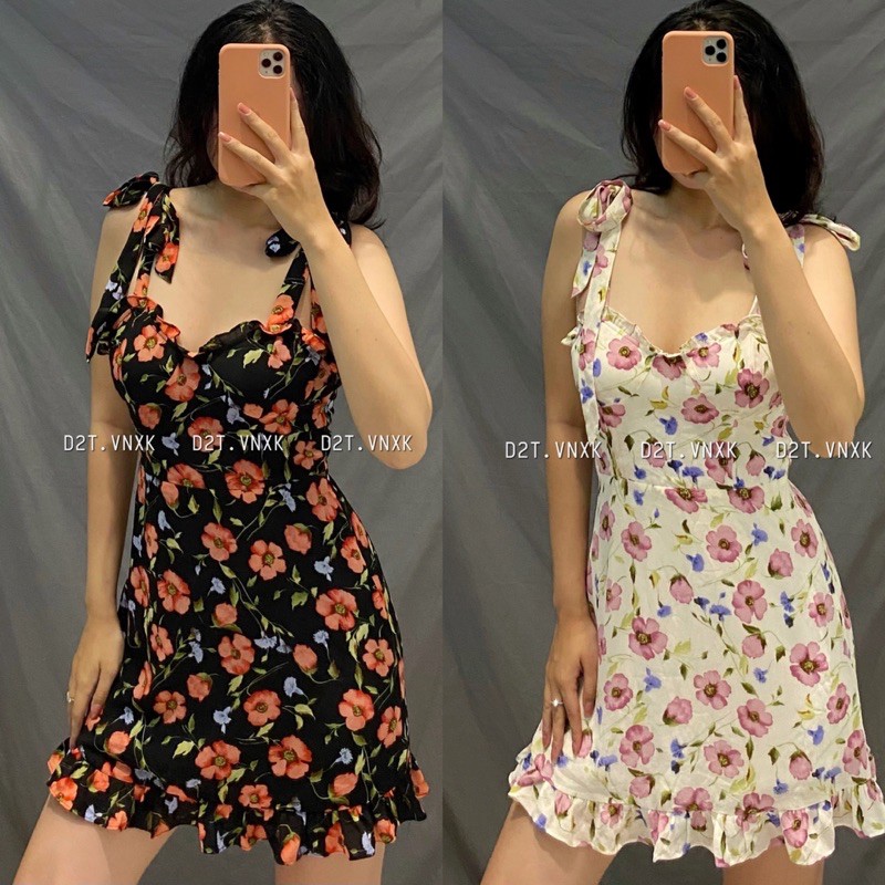 Đầm Hoa Cột Dây F21 VNXK