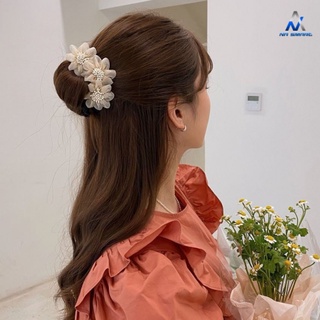 Dây Búi Tóc Hình Hoa Nhiều Màu Dễ Thương