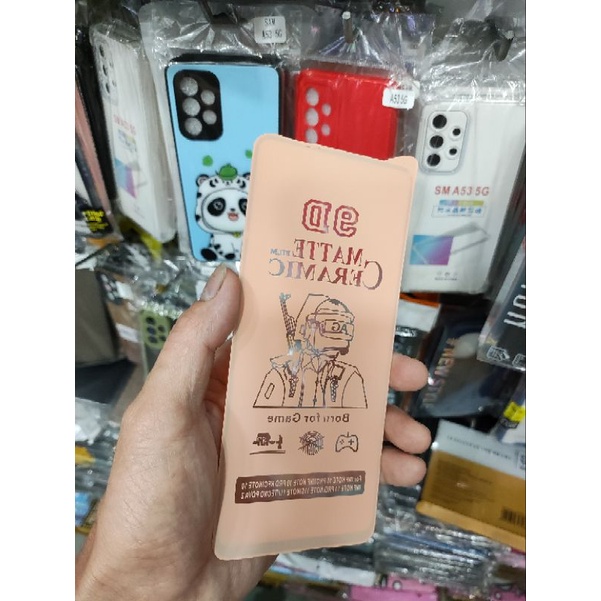 Kính cường lực Tecno Pova 2 / Pova 3 dẻo nhám chống vân tay và trong suốt hàng loại một