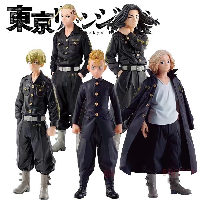 Mô hình Tokyo Revengers kịch trường của tamemichi cực đẹp, Mikey Draken Manjiro Sano Chifuyu Matsuno Takemichi Hanagaki
