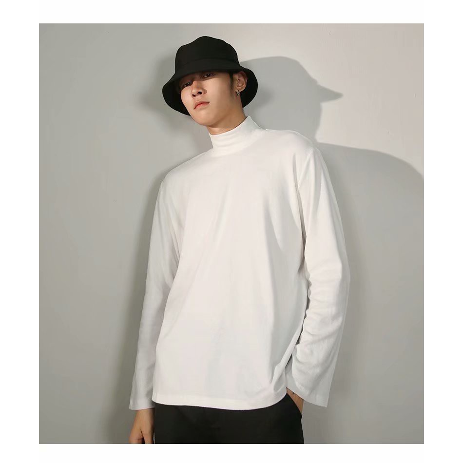 Áo sweater Cổ Cao Mềm Mại Thoải Mái Phong Cách Hàn Quốc Dành Cho Nam Giới Có Size 5XL | BigBuy360 - bigbuy360.vn