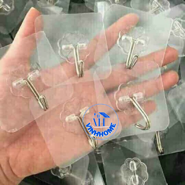 Móc dán tường trong suốt chịu lực tôt