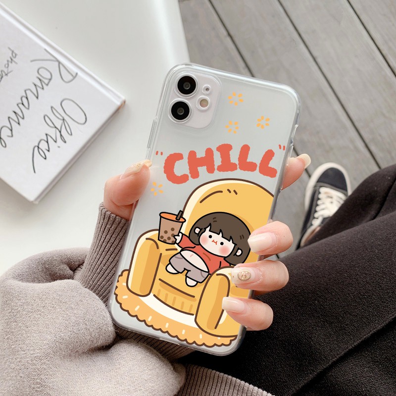 Ốp lưng iphone CHILL 6 6plus 6s 6s plus 7 7plus 8 8plus x xs xs max 11 11 pro 11 promax12 12promax-t