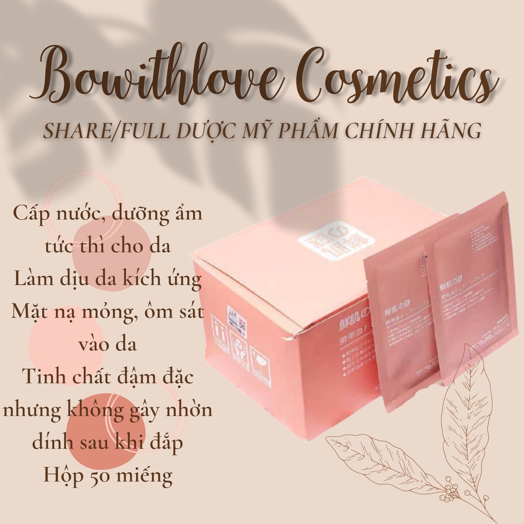 Mặt Nạ Nhau Thai Cừu Nhật Bản Rwine Beauty Stem Cell