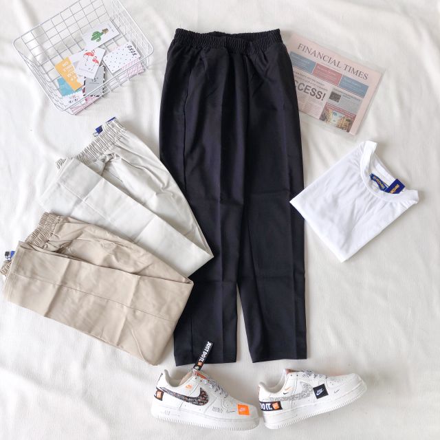 Quần baggy kaki - ẢNH THẬT