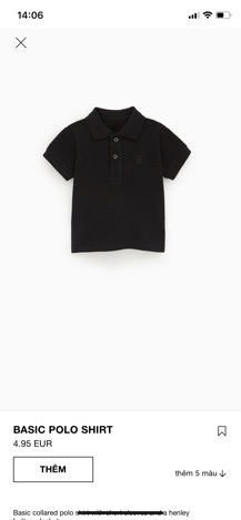 Áo phông polo zara