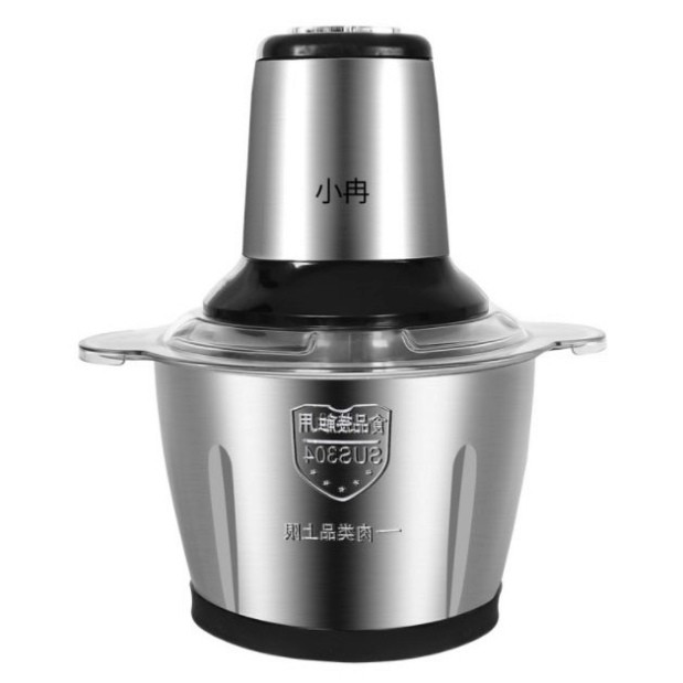 Cối Xay Thịt Cối Inox 4 Lưỡi Đa Năng, Dung Tích 2L,3L [Hàng nội địa Trung]❎