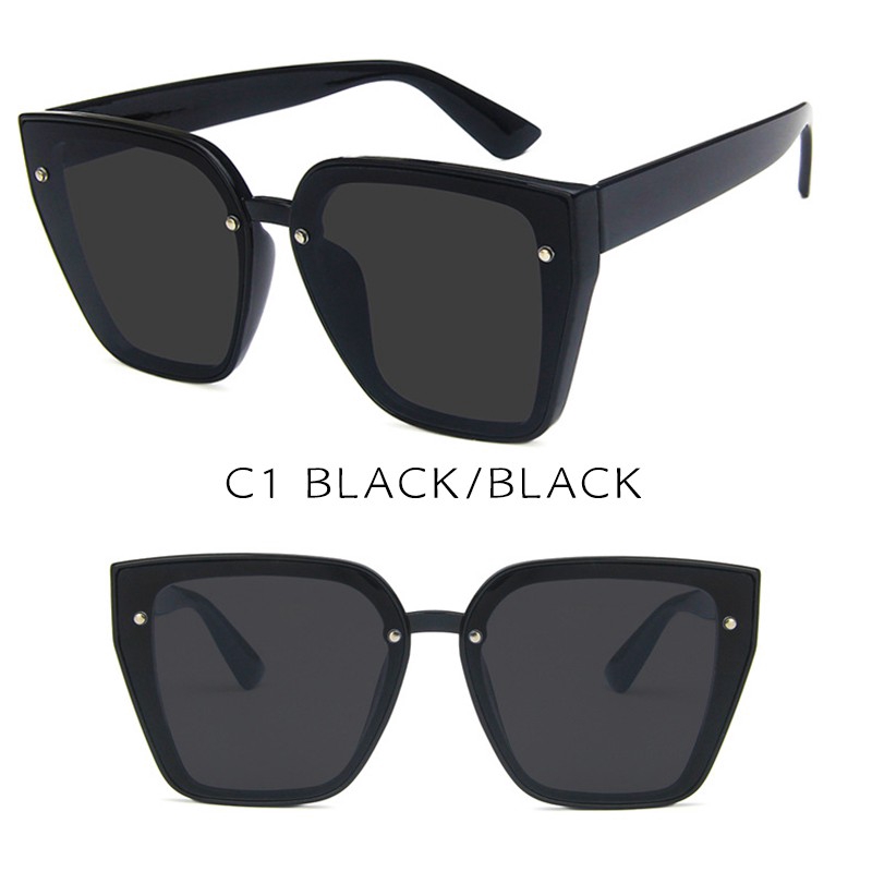 ✨READY STOCK✨Korean Design Retro Square Sunglasses Women/Men UV400 Protection