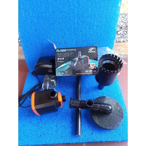 Combo hút mặt hút đáy cho bể kính bể bạt tanh dưỡng cá.bơm feriha pd5200_ 6200_7200_8200