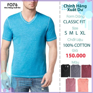 [FLASH SALES] Áo Thun Nam Cổ Tim Màu Đen, Trắng, Xanh Đen👕 FO76 SHOP👕