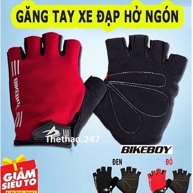 Găng Tay Xe Đạp Thể Thao, Găng Tay Nửa Ngón Sử Dụng Đi Xe Đạp Bikeboy Chống Trượt