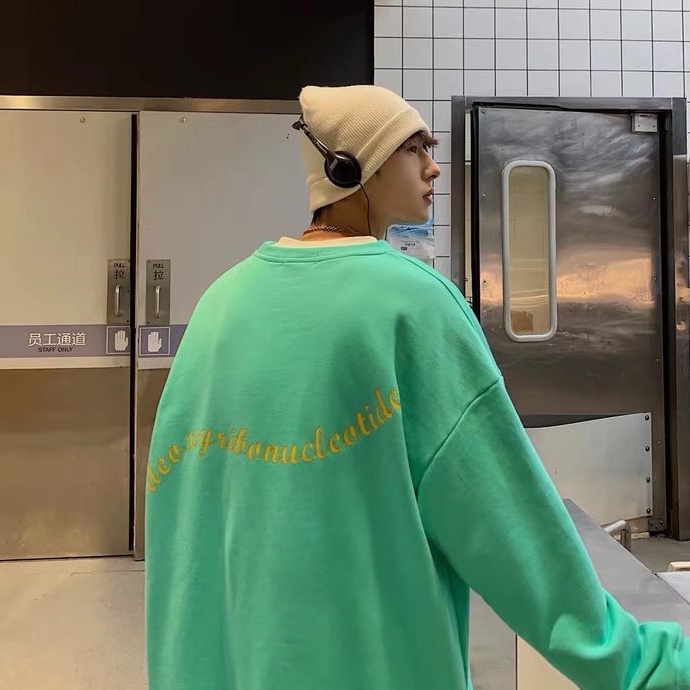 Áo thun tay dài in hình thời trang Hàn Quốc