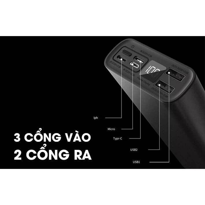 Sạc dự phòng WK WP-099 hỗ trợ sạc 18W, bảo hành 12 tháng .. !