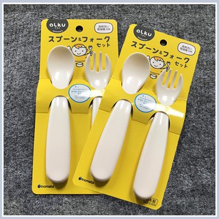 Set Thìa dĩa ăn dặm cho bé Inomata- Hàng nội địa Nhật
