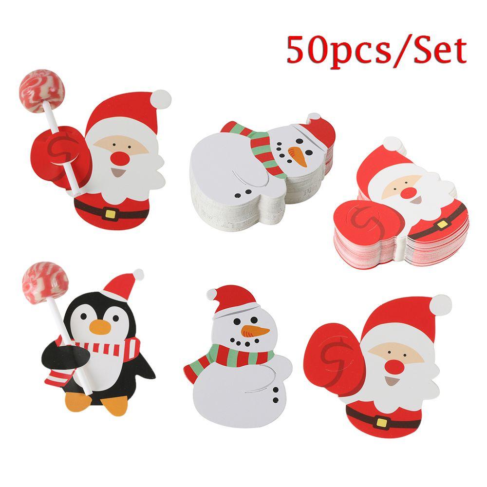 Set 50 Thiệp Mời Giáng Sinh Dễ Thương