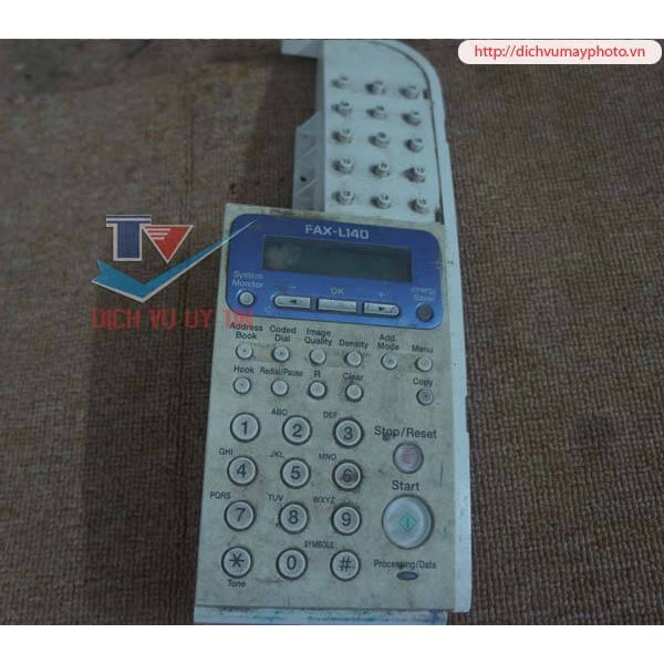 Màn hình main phím số máy Fax Canon L140