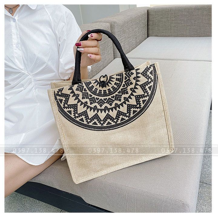 Túi Tote Vải Canvas, In Hình Cực Xinh, Phong Cách Hàn Quốc [NEW]
