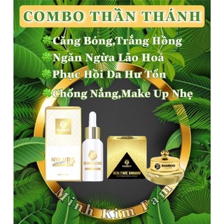 🌸 Mẫu mới🌸[date 12.2024]COMBO KEM FACE + SERUM TÁI TẠO DƯỢC PHẨM BAMBOO