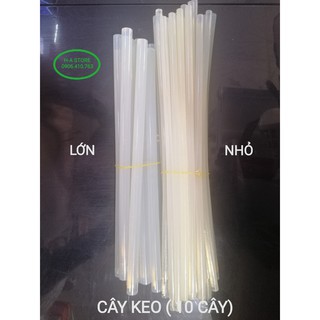 Cây keo nến silicon nhỏ / lớn (10 cây)