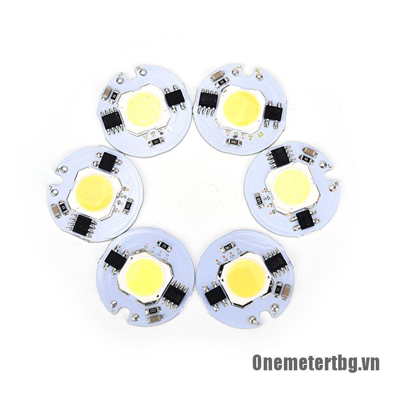 【Onemetertbg】1pc COB Chip light 7W 5W 3W Smart IC Driver For White,Warm White LED Spotlight