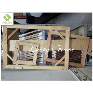 Sát-xi (xát-si)khung gỗ căng vải 40x40cm