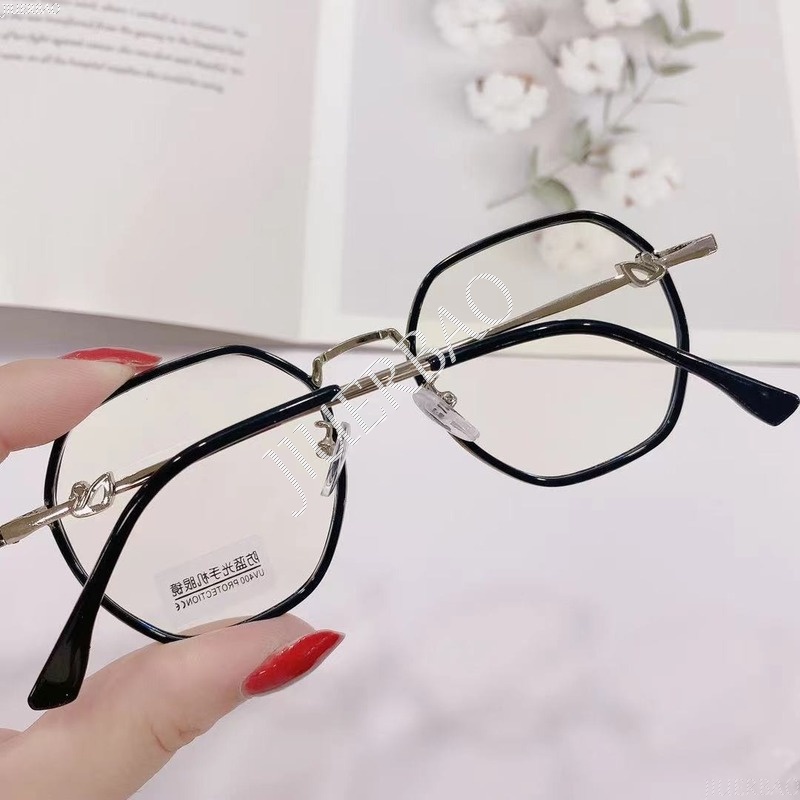 Kính Mát TR90 Gọng Kim Loại Chống Bức Xạ Hình Thiên Nga Cho Nữ
