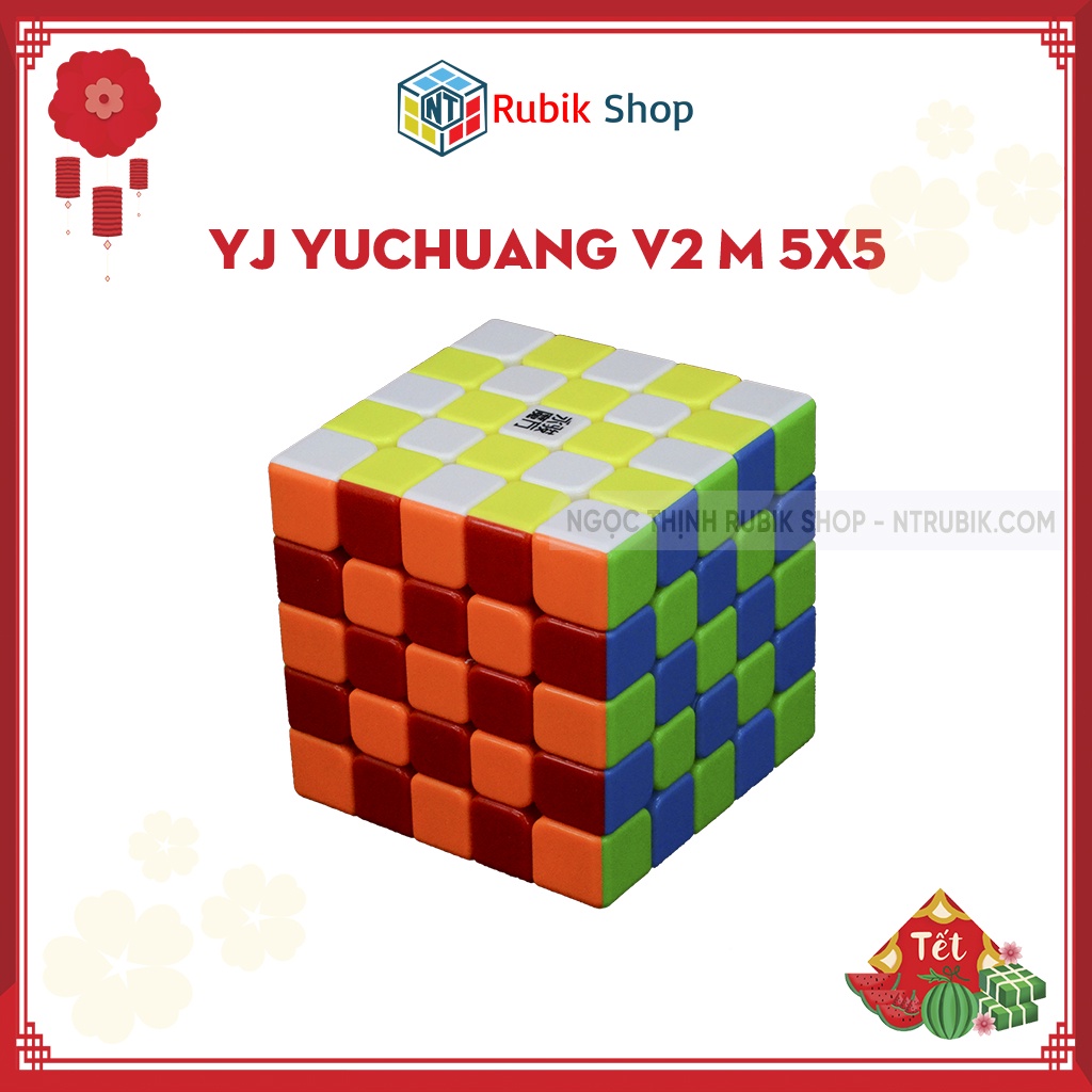 Rubik 5x5 YongJun YuChuang V2 M YJ Stickerless Rubik 5 Tầng Có Nam Châm