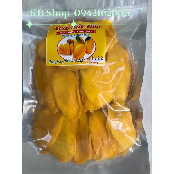 COMBO 1KG XOÀI CÁT SẤY DẺO NHA TRANG(sỉ ib)