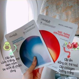 Mặt nạ miungLab chính hãng 100/100 hộp 7miêng xanh và đỏ
