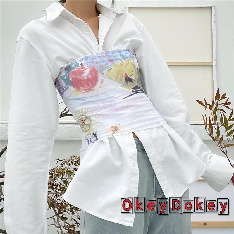 Áo Ống Hở Lưng Không Dây In Họa Tiết Hoa Thời Trang Cho Nữ