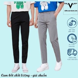 Quần tây nam form dáng trẻ trung vải Tuyết Hàn học sinh công sở