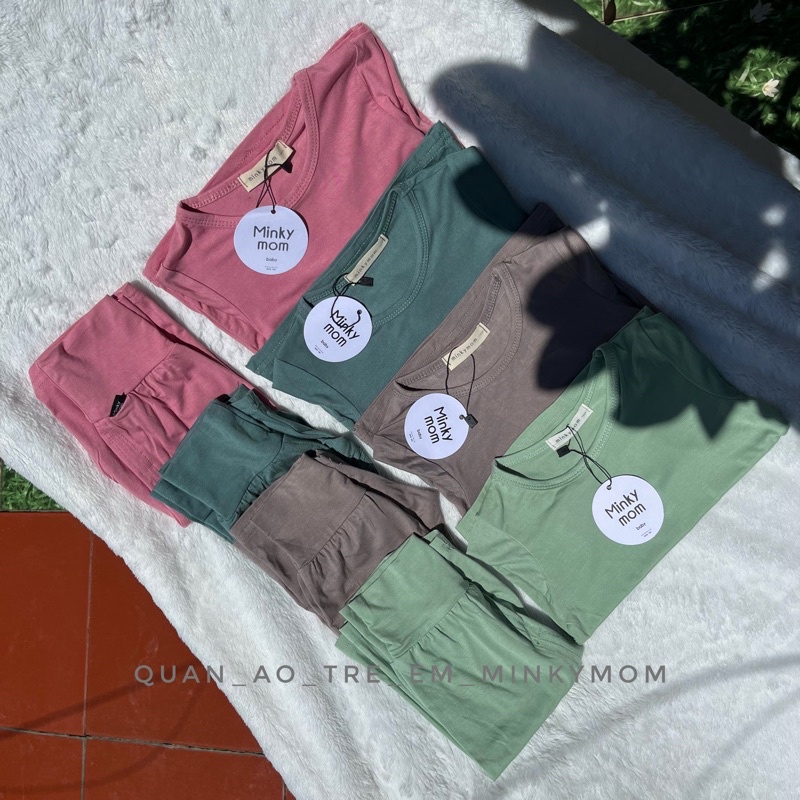 [MINKY MOM] Bộ Lửng Thun Lạnh Cạp Cao MINKYMOM QUẢNG CHÂU