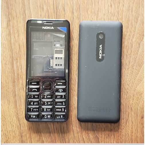 Vỏ Nokia 301 có sườn - có phím