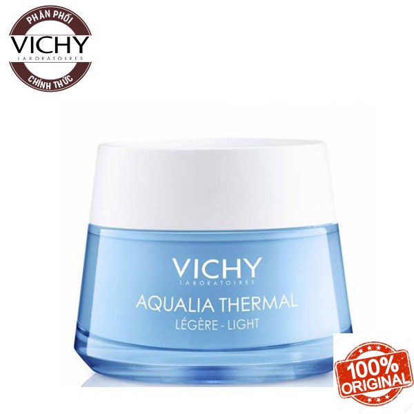 Kem Dưỡng Ẩm, Cấp Nước Cho Da Khô Vichy Aqualia Thermal Cream-Light 50ml