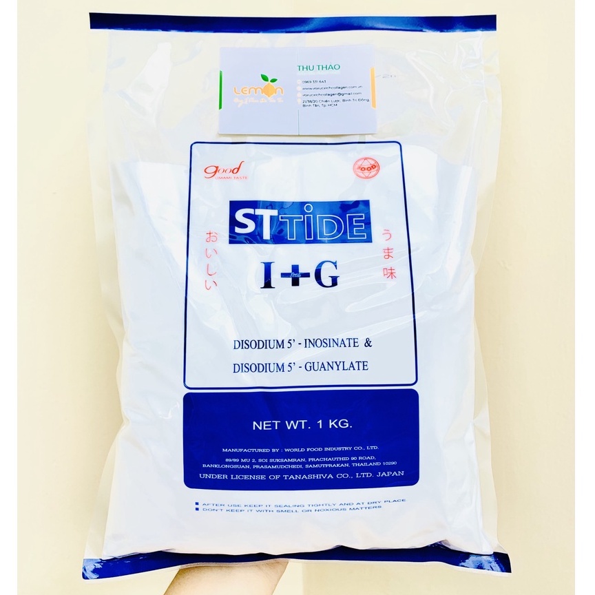 1Kg Siêu bột ngọt - Chất điều vị I+G STTIDE Thái Lan tăng độ ngọt cho thực phẩm chế biến